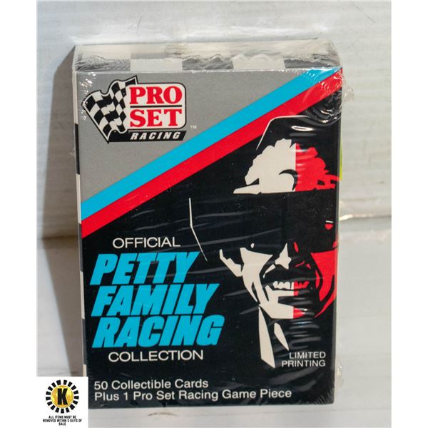 SEALED PRO SET PETTY FAMILY RACING CARD SET