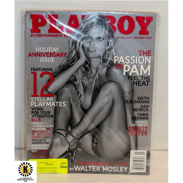 PAM ANDERSON HOLIDAY ANNIVERSARY ISSUE PLAYBOY