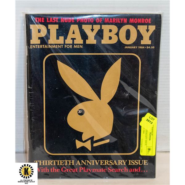 30TH ANNIVERSARY ISSUE PLAYBOY 1984