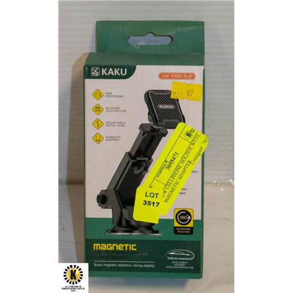 NEW CELLPHONE HOLDER WITH MAGNETIC ADAPTER