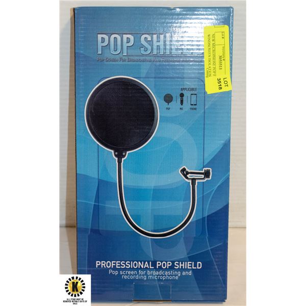 NEW MICROPHONE POP FILTER WINDSCREEN ISOLATION