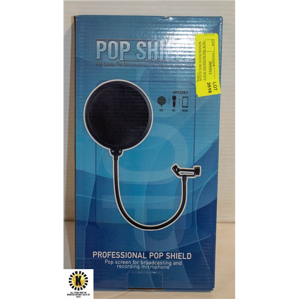 NEW MICROPHONE POP FILTER WINDSCREEN ISOLATION