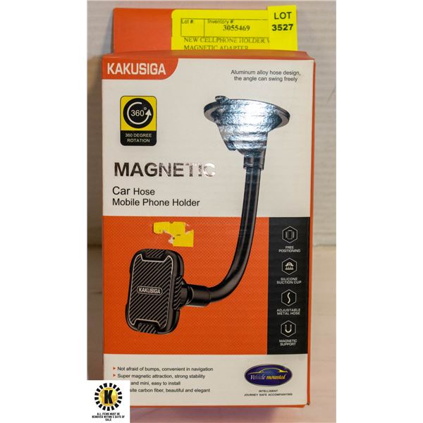 NEW CELLPHONE HOLDER WITH MAGNETIC ADAPTER