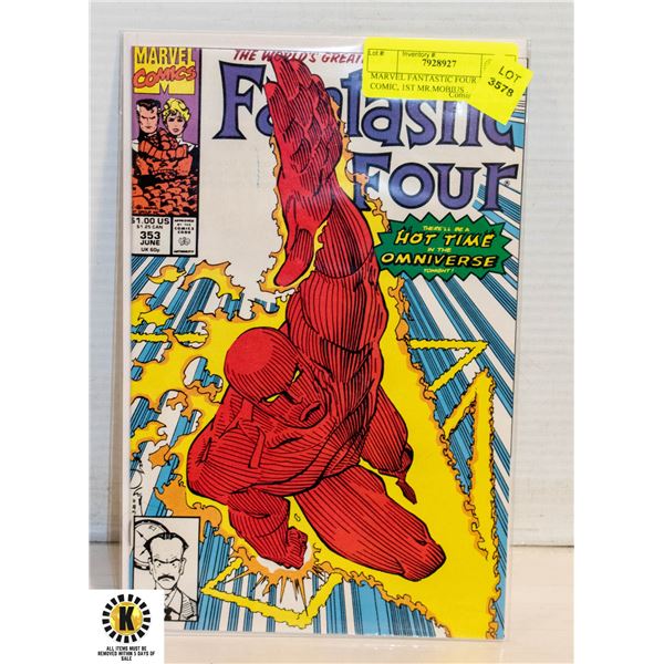 MARVEL FANTASTIC FOUR #353 COMIC, 1ST MR.MOBIUS