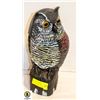 Image 1 : SILLERVAN REALISTIC OWL DECOY WITH ROTATING HEAD
