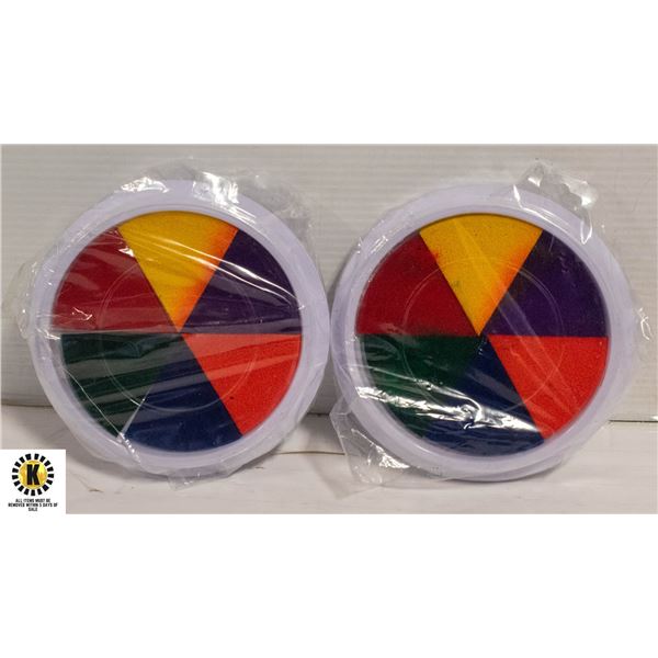 2PCS CRAFT LARGE INK PAD STAMPS NEW