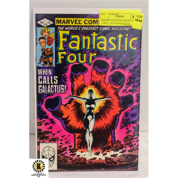 MARVEL FANTASTIC FOUR #358 COMIC, 1ST FRANKIE RAYE