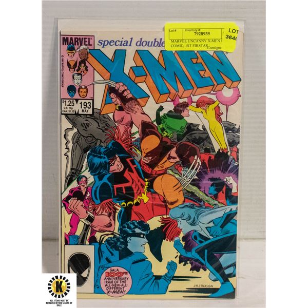 MARVEL UNCANNY X-MEN #244 COMIC, 1ST FIRSTAR