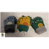 Image 1 : 3 NEW PACKS OF KIDS SOFT MITTENS