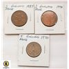 Image 1 : 3 ENGLAND COINS
