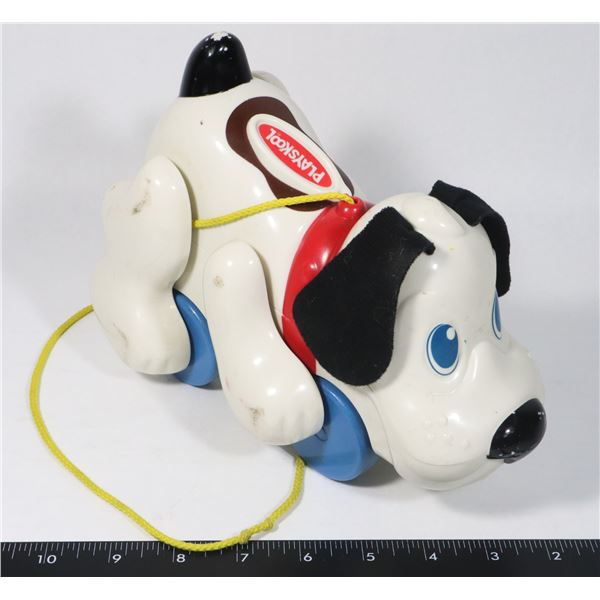 VINTAGE PLAYSCHOOL PULL PUPPY