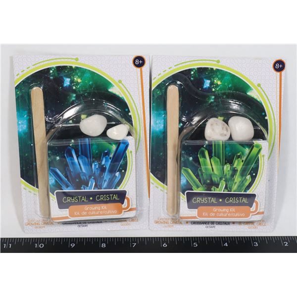 TWO NEW CRYSTAL GROWING KITS
