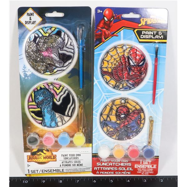 2 NEW PACKS OF PAINTABLE SUNCATCHERS PAINTS