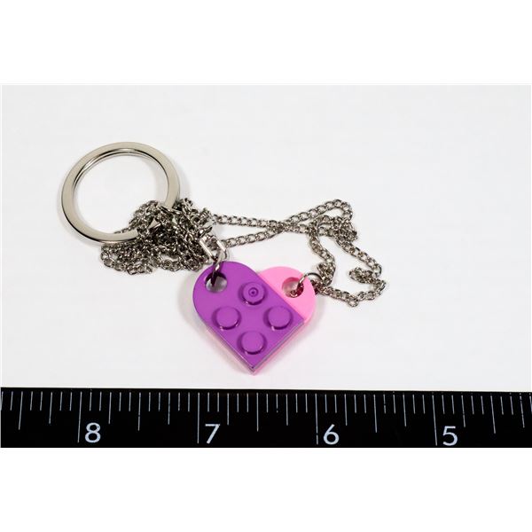 NEW OPPOSITES ATTRACT KEY CHAIN  AND CHAIN