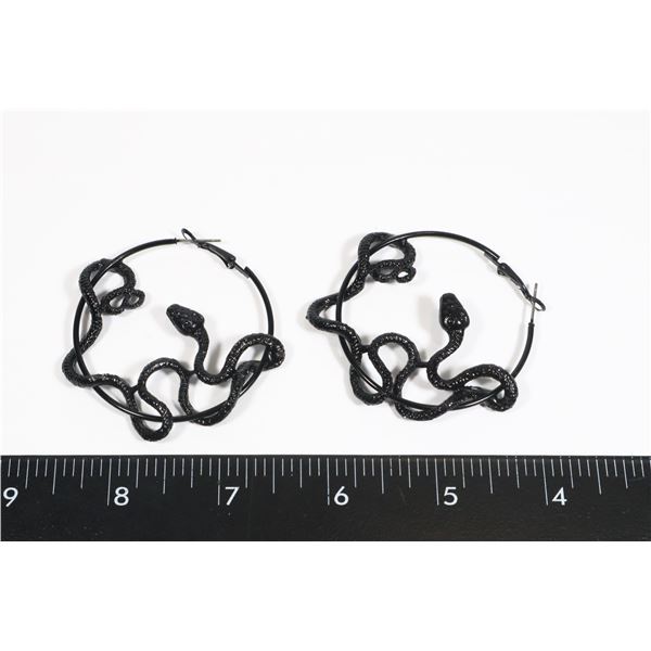 NEW SNAKE HOOP EARRINGS