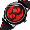 Image 1 : NEW FORSINING RED/BLK PERPETUAL MENS WATCH