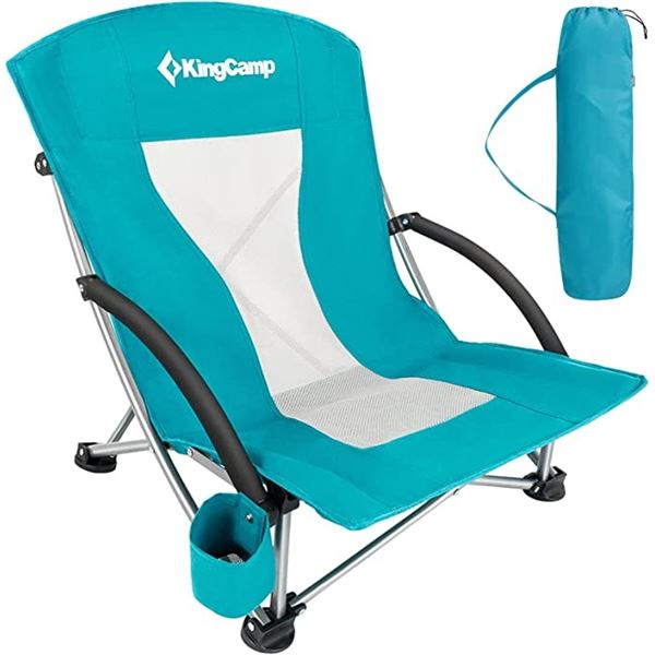 NEW KING CAMP CHAIR IN CYAN COLOUR