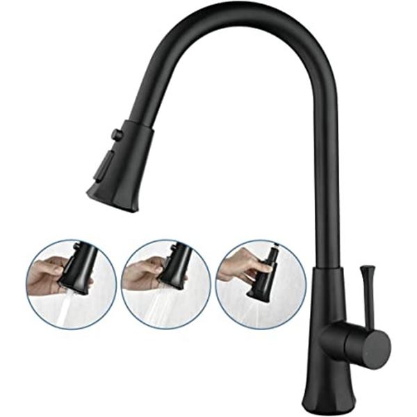 NEW SHUNLI PULL DOWN KITCHEN SINK FAUCET - BLACK