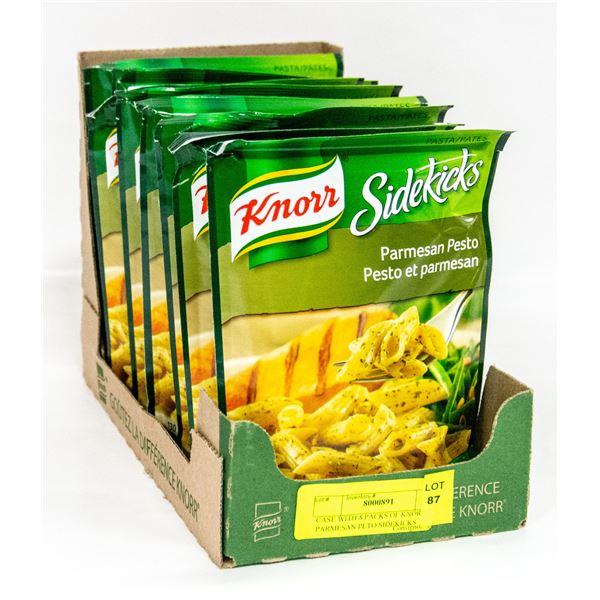 CASE WITH 8 PACKS OF KNORR PARMESAN PETO SIDEKICKS