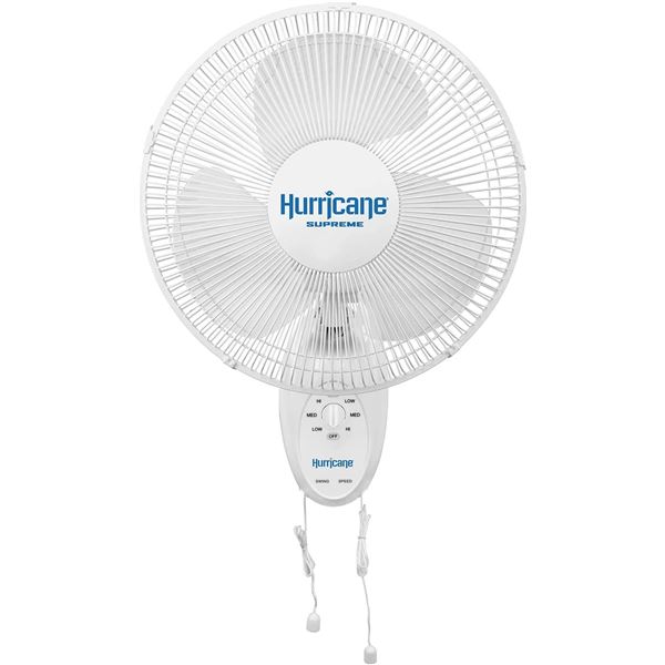 NEW HURRICANE SUPREME WALL MOUNT FAN