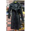 Image 1 : NEW LADIES SMALL BLACK TRENCHCOAT