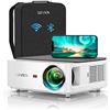Image 1 : NEW YABER V6 1080P PROJECTOR IN WHITE - 5G WIFI,