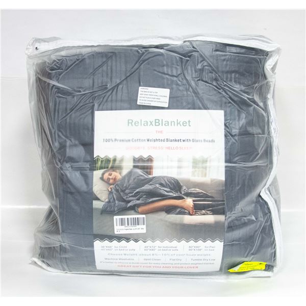 NEW KING SIZE WEIGHTED BLANKET 90 X 108  30LBS