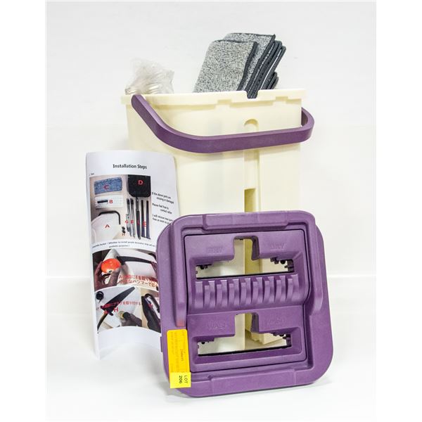 WET MOP BUCKET AND RE-USEABLE 8 MOP HEAD KIT