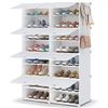 Image 1 : NEW HOMEDICS 8 TIER SHOE STORAGE CABINET