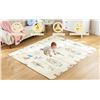 Image 1 : NEW 77 X 35" FOLDING BABY PLAY MAT, SOFT PADDED