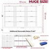 Image 2 : NEW JUMBO DRY ERASE YEARLY WHITE BOARD KIT