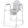 Image 2 : NEW MEDLINE GUARDIAN 3  IN 1 STEEL COMMODE