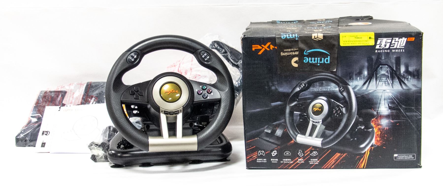 NEW REPACKED PXN V3 PRO RACING WHEEL AND PEDALS