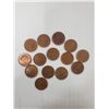 Image 1 : 12 CENTENNIAL PENNIES + 1954 + 1969 PENNIES