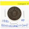 1880 NEWFOUNDLAND ONE CENT