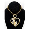 Image 1 : VINTAGE BUTLER HEART NECKLACE