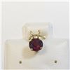 BZ1386-198 14K GARNET PENDANT