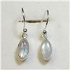 Image 1 : BZ1386-193 SILVER MOONSTONE EARRINGS