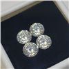 Image 1 : BZ1386-177 4 LASER CUT WHITE MOISSANITE 4CT