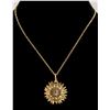 Image 1 : NEW SUNFLOWER THEMED OPENING NECKLACE ON CHAIN