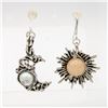 Image 1 : NEW SILVER PLATED STAINLESS STEEL SUN & MOON