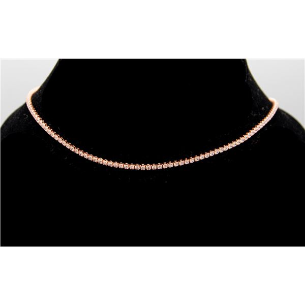 NEW ROSE GOLD PLATED STAINLESS STEEL NECKLACE