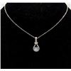 Image 1 : NEW .925 STERLING SILVER MULTI-STONE PENDANT ON A