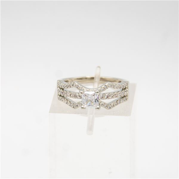 NEW .925 STERLING SILVER STAMPED SIZE 8.5 RING