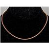 Image 1 : NEW ROSE GOLD PLATED MULTI-STONE 16" LONG NECKLACE