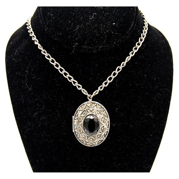 ESTATE AVON 26" METAL STORAGE LOCK-IT W/ LRG BLACK