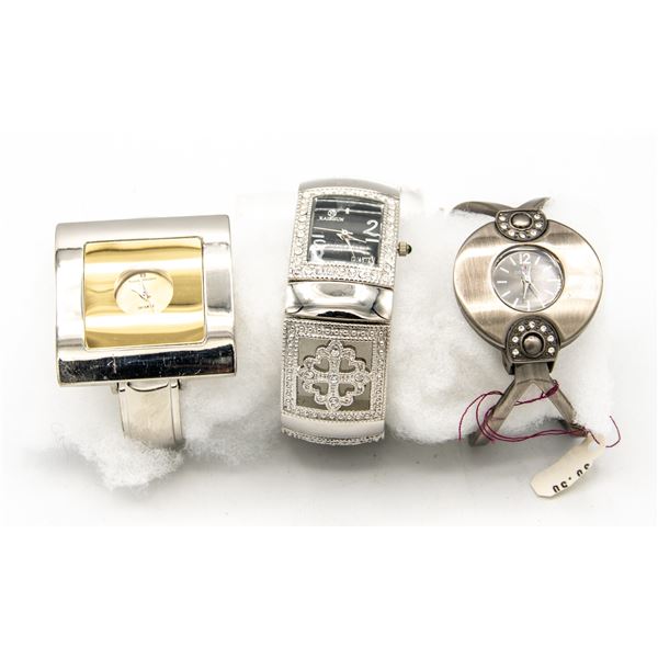 SET OF 3 NEW FASHION WATCHES