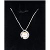 Image 1 : 925 SILVER FRESHWATER PEARL HEART NECKLACE
