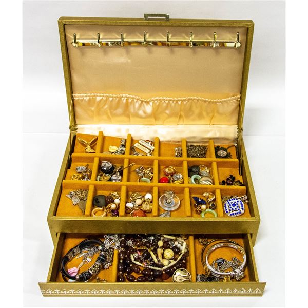 JEWELRY BOX FULL OF CONTENTS