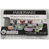 Image 1 : NEW FARBERWARE 30 PIECE FOOD STORAGE SET